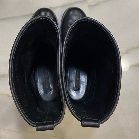 Louis Vuitton Boots size 38.5 US 8 Black Leather - Picture 5 of 16
